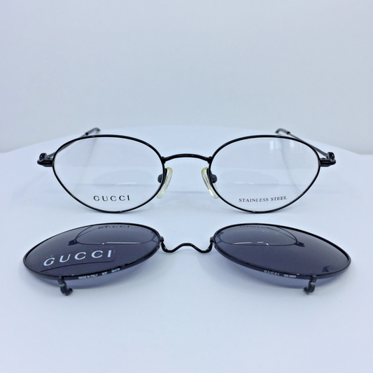 Vintage Gucci GG 2624 Silver Eyeglasses - Super Vision Optical