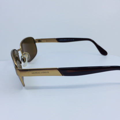 Vintage Giorgio Armani GA 675 Gold Sunglasses - Super Vision Optical