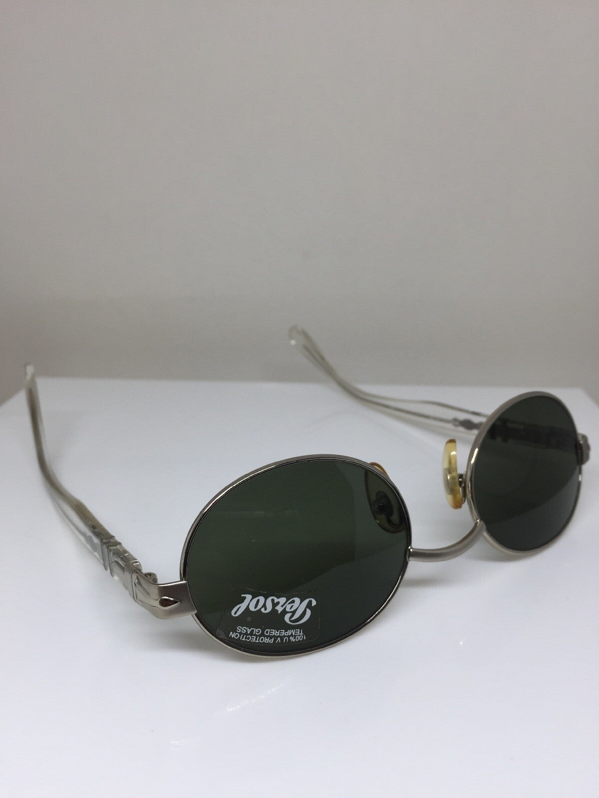 Vintage Persol PE 2022-S Silver Sunglasses - Super Vision Optical