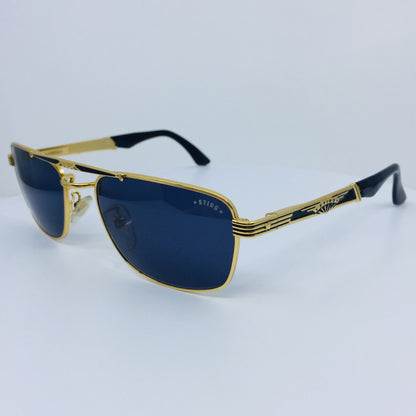 Vintage STING by Colors in Optics N. 4130 Gold Sunglasses - Super Vision Optical
