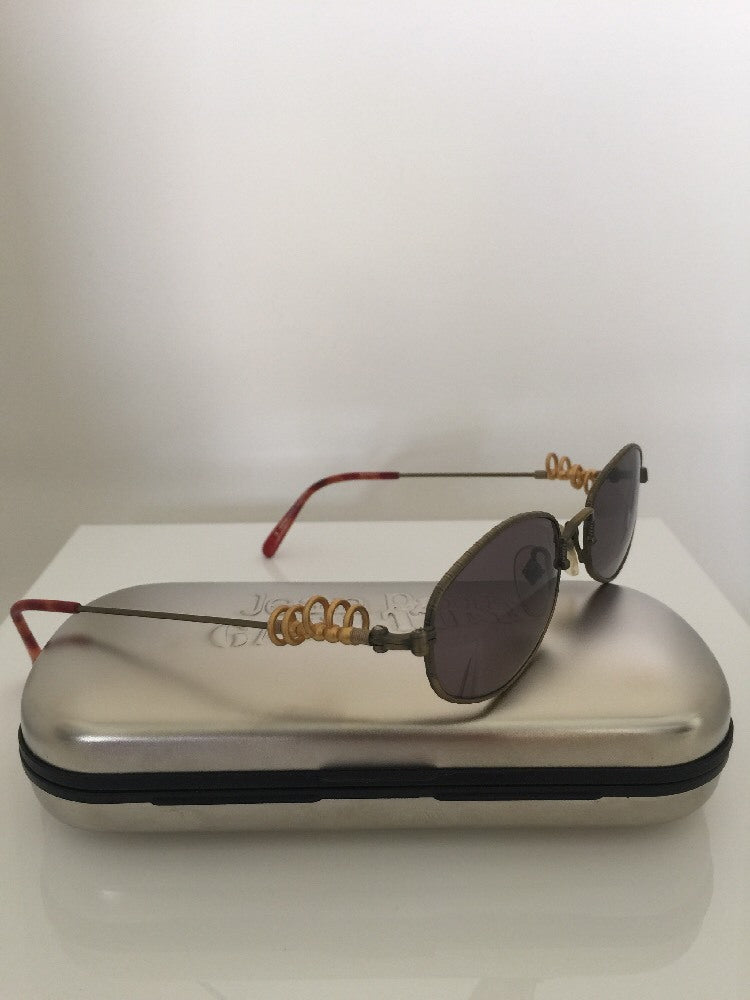 Vintage Jean Paul Gaultier JPG 56-5101 Gold Sunglasses - Super Vision Optical