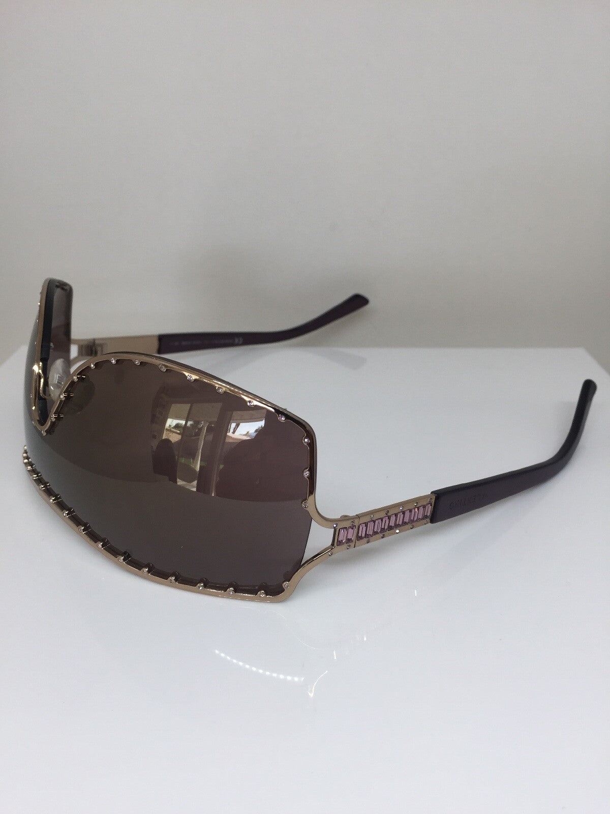 Vintage Valentino 5435/S Silver Sunglasses - Super Vision Optical