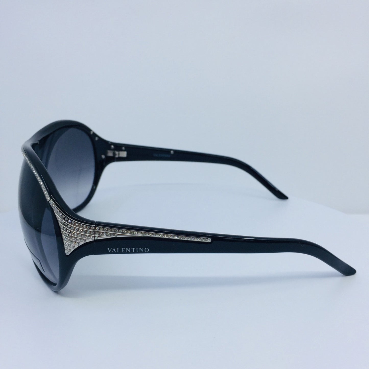 Vintage Valentino V 5445/S Black Sunglasses - Super Vision Optical