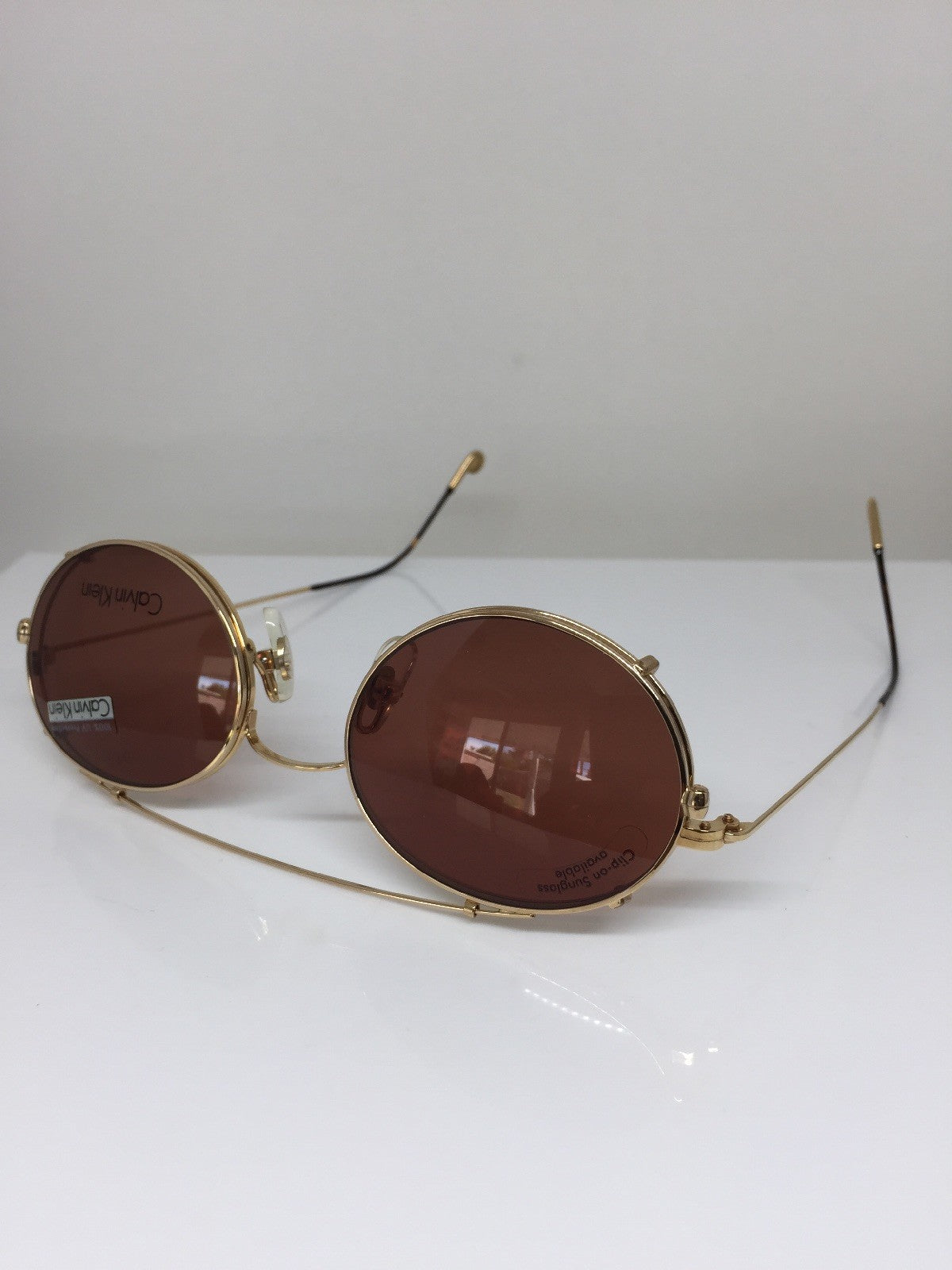 Vintage Calvin Klein CK 115 Gold Sunglasses - Super Vision Optical