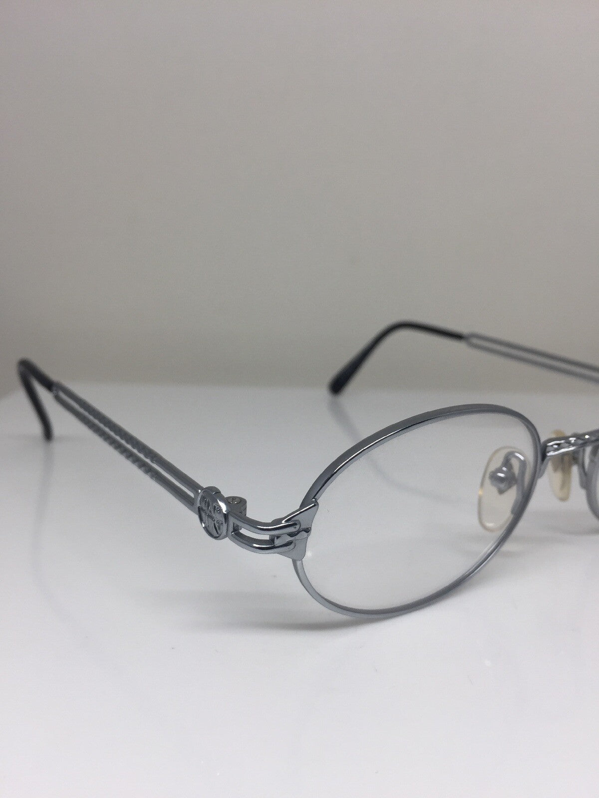 Vintage Jean Paul Gaultier JPG 57-6103 Silver Eyeglasses - Super Vision Optical