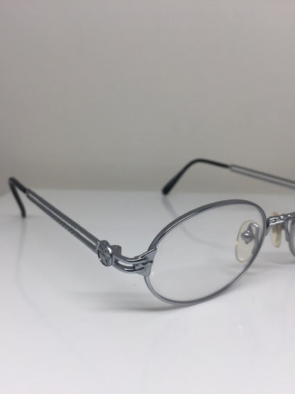 Vintage Jean Paul Gaultier JPG 57-6103 Silver Eyeglasses - Super Vision Optical