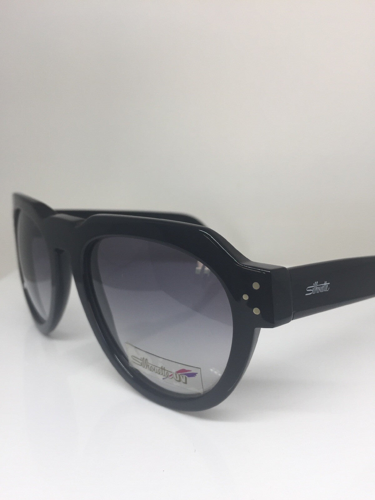 Vintage Silhouette 4028 Black Sunglasses - Super Vision Optical