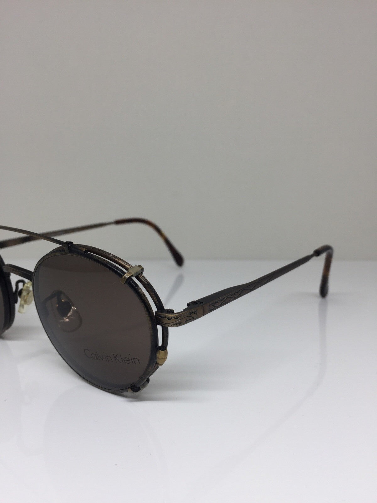 Vintage Calvin Klein CK 117 Brown Sunglasses - Super Vision Optical