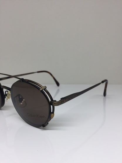 Vintage Calvin Klein CK 117 Brown Sunglasses - Super Vision Optical