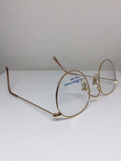 Vintage Ralph Lauren Polo Classic X By Ralph Lauren Gold Eyeglasses - Super Vision Optical