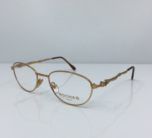 Vintage Rochas Paris ROCHAS PARIS 9146 Gold Eyeglasses - Super Vision Optical