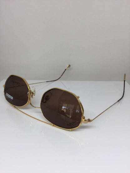 Vintage Calvin Klein CK 138 Gold Sunglasses - Super Vision Optical