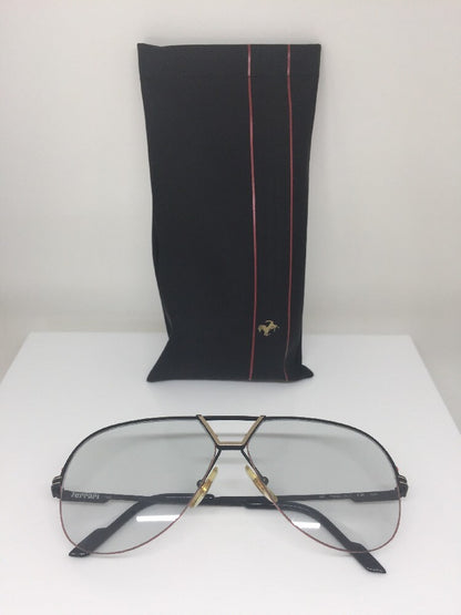 Vintage Ferrari F 25 Gold Eyeglasses - Super Vision Optical