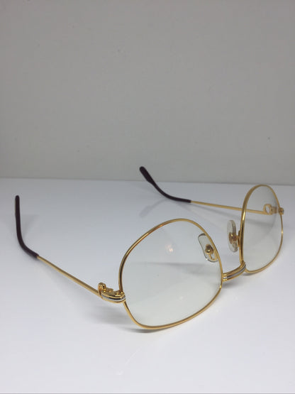 Vintage Cartier Romance Louis Cartier Gold Eyeglasses - Super Vision Optical