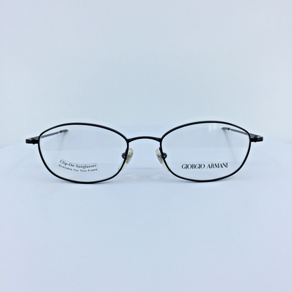 Vintage Giorgio Armani GA 1006 Black Eyeglasses - Super Vision Optical