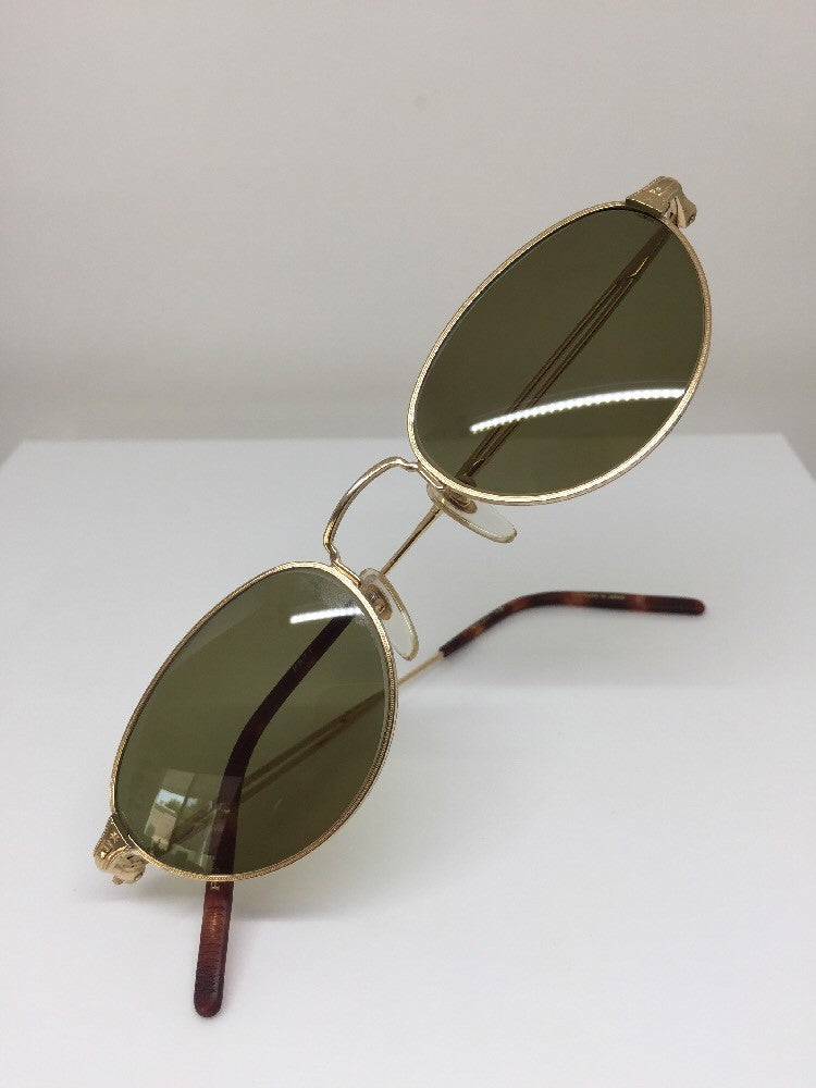 Vintage Matsuda 2877 Gold Sunglasses - Super Vision Optical
