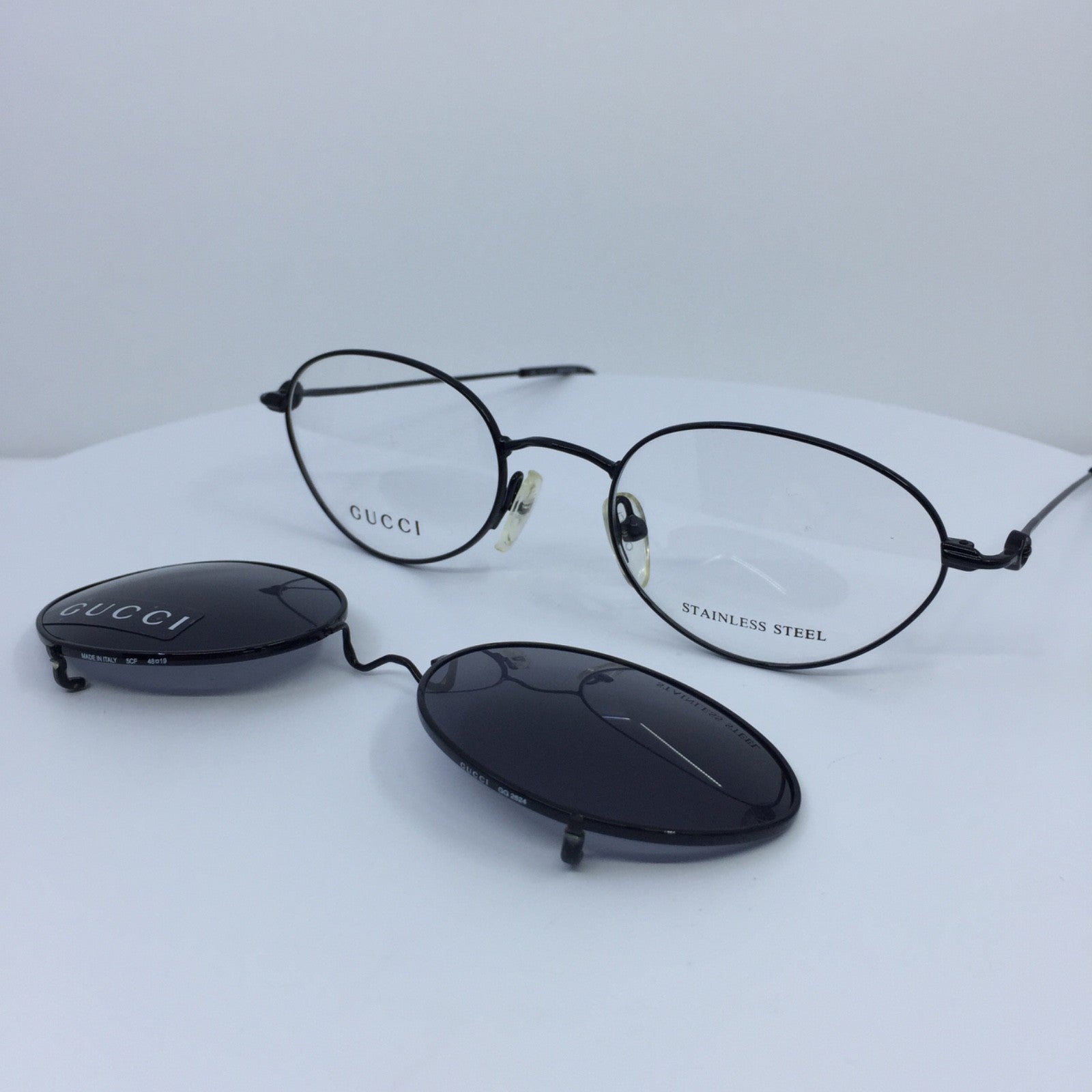Vintage Gucci GG 2624 Silver Eyeglasses - Super Vision Optical