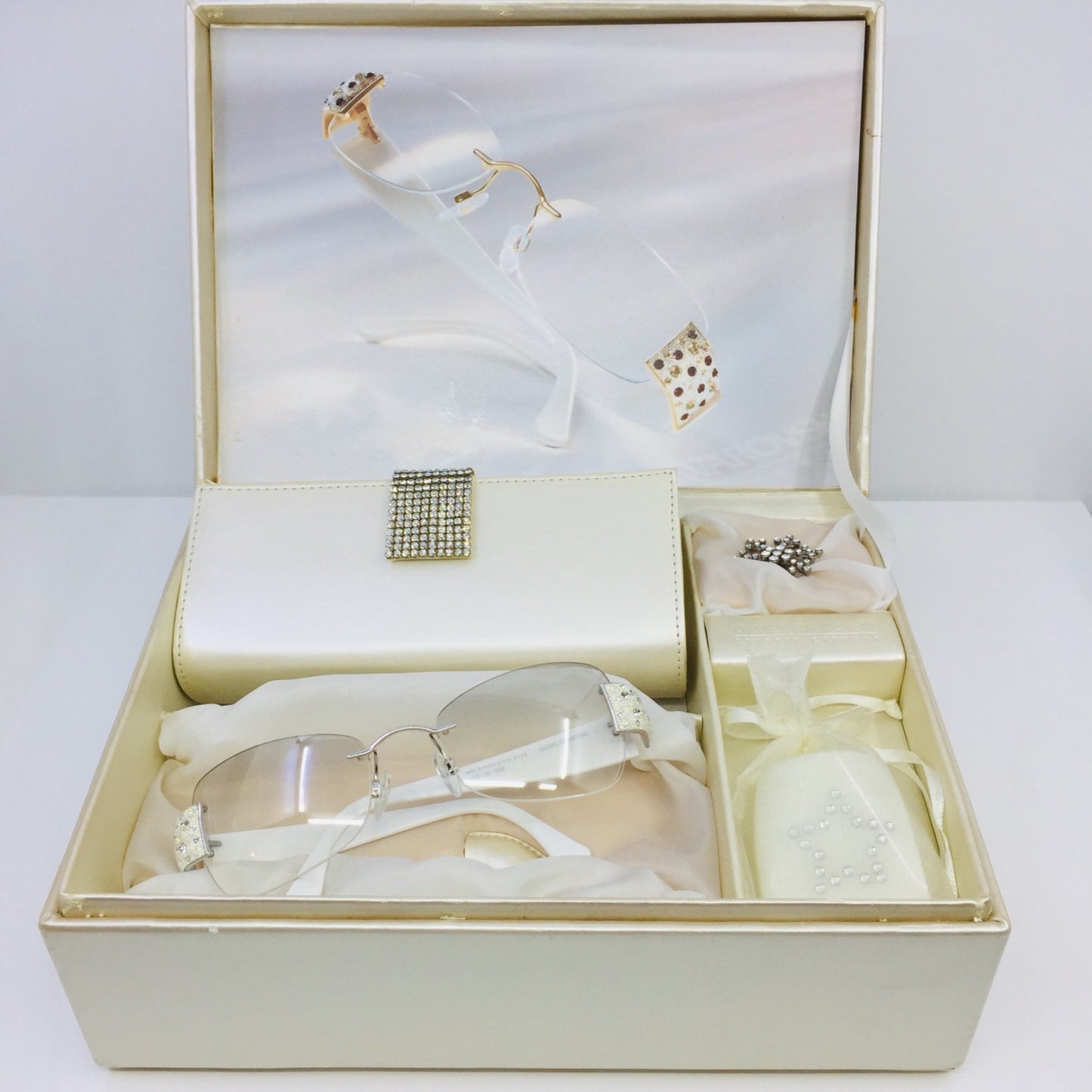 Vintage Daniel Swarovski S 630 6050 Gold Sunglasses - Super Vision Optical