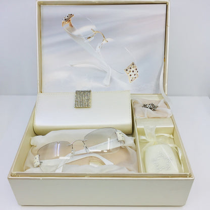 Vintage Daniel Swarovski S 630 6050 Gold Sunglasses - Super Vision Optical