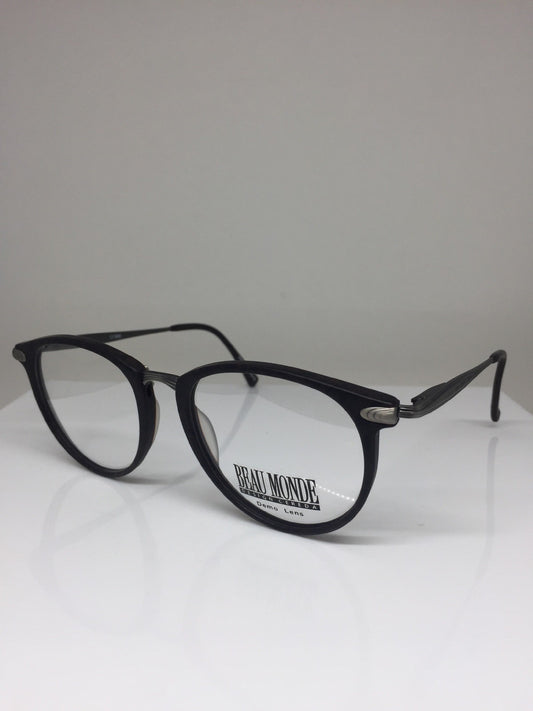 Vintage Beau Monde Collection Ramsey Gunmetal Eyeglasses - Super Vision Optical