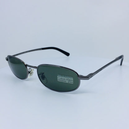 Vintage Calvin Klein CK 157-S Gunmetal Sunglasses - Super Vision Optical