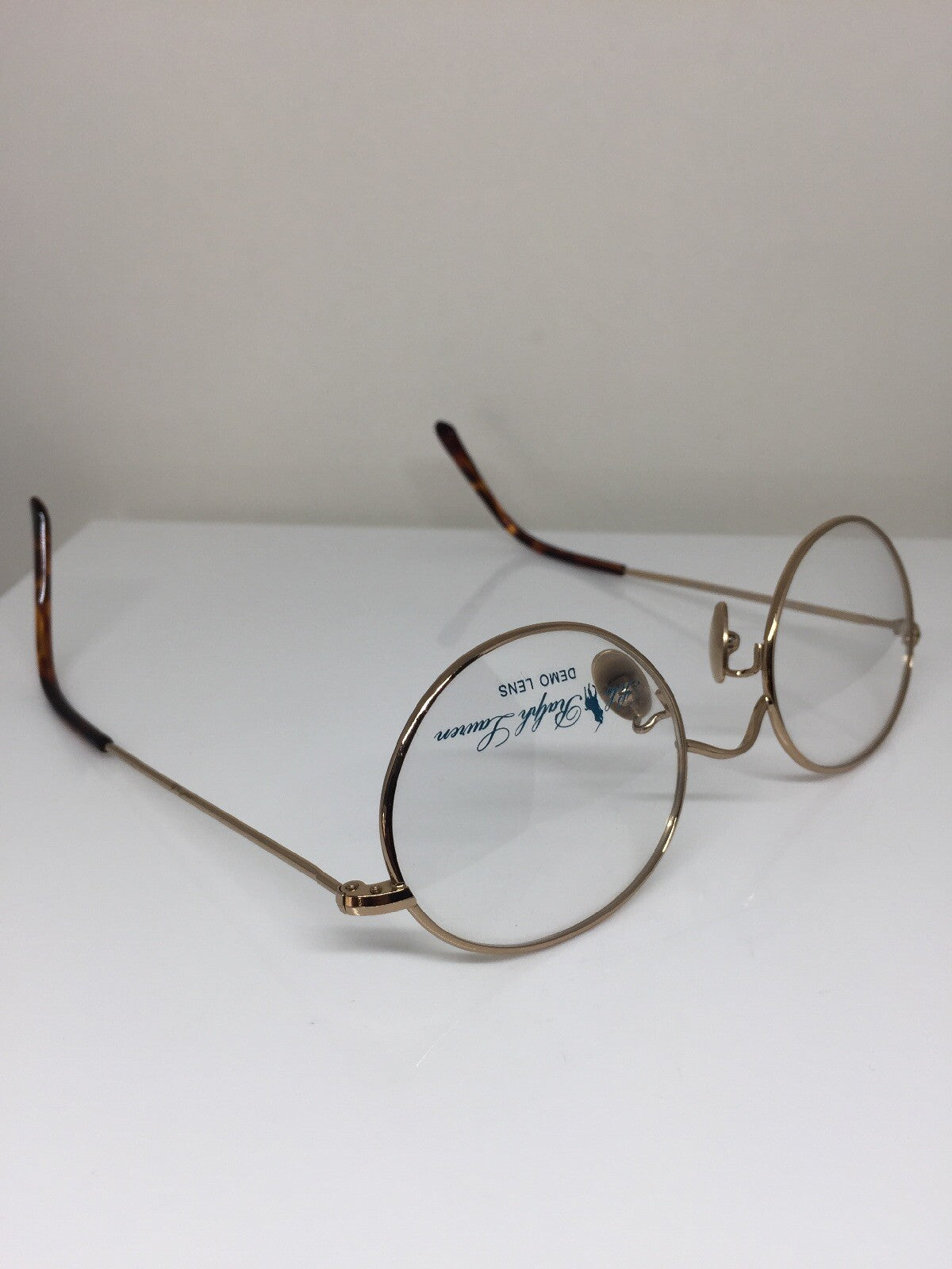 Vintage Ralph Lauren Polo Classic 61 By Ralph Lauren Gold Eyeglasses - Super Vision Optical