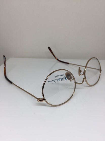 Vintage Ralph Lauren Polo Classic 61 By Ralph Lauren Gold Eyeglasses - Super Vision Optical