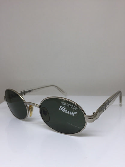 Vintage Persol PE 2022-S Silver Sunglasses - Super Vision Optical