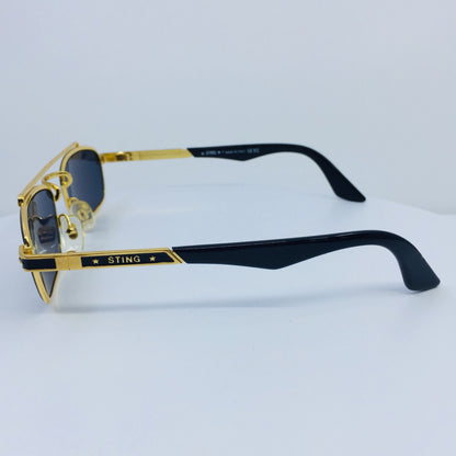 Vintage STING by Colors in Optics Mod. 652/Z Black Sunglasses - Super Vision Optical