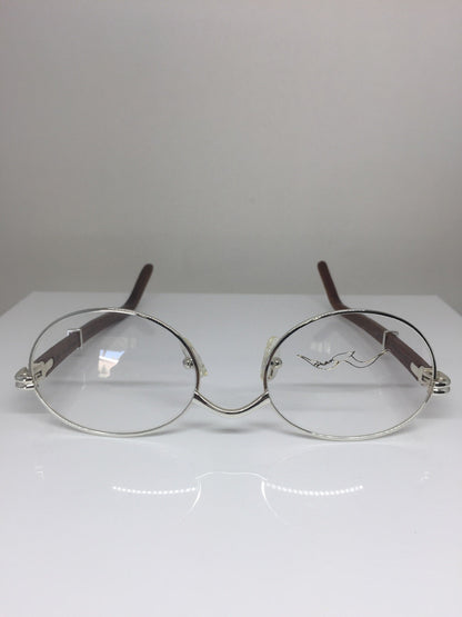 Vintage Kashab by Seagull Kashab by Seagull 46 Silver Eyeglasses - Super Vision Optical