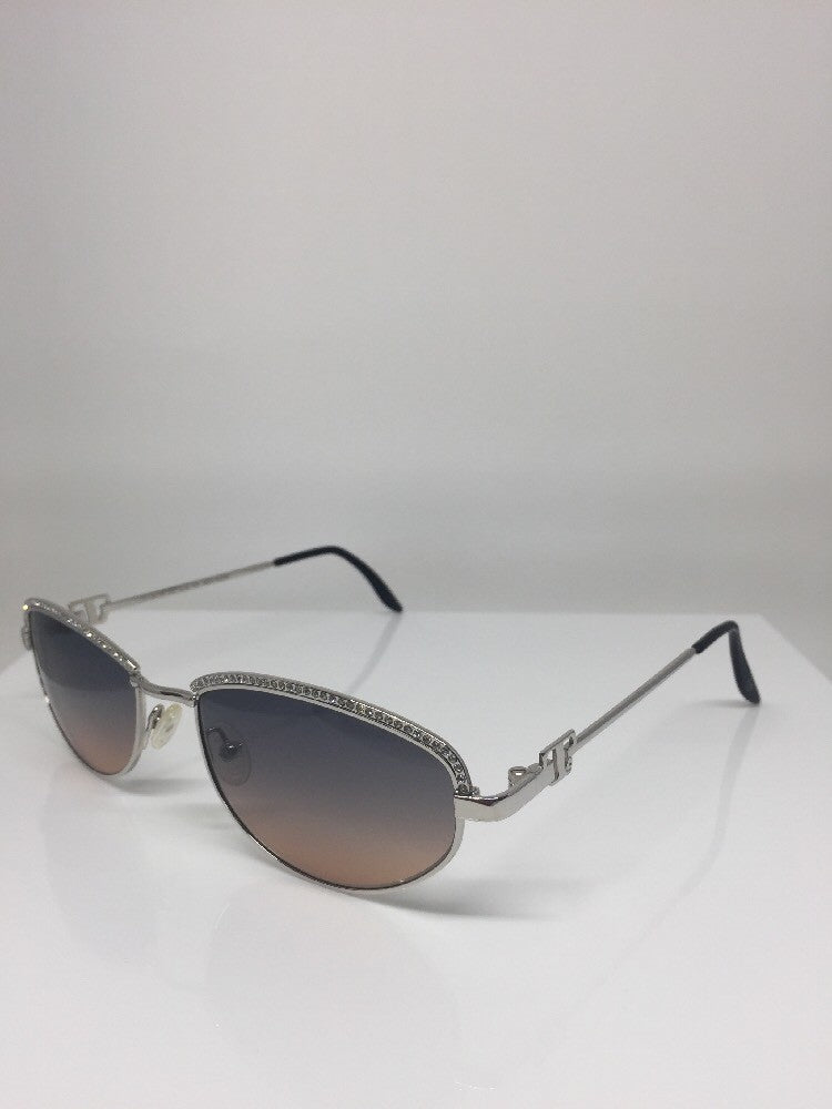 Vintage Tiffany Lunettes TIFFANY LUNETTES T789 Silver Sunglasses - Super Vision Optical
