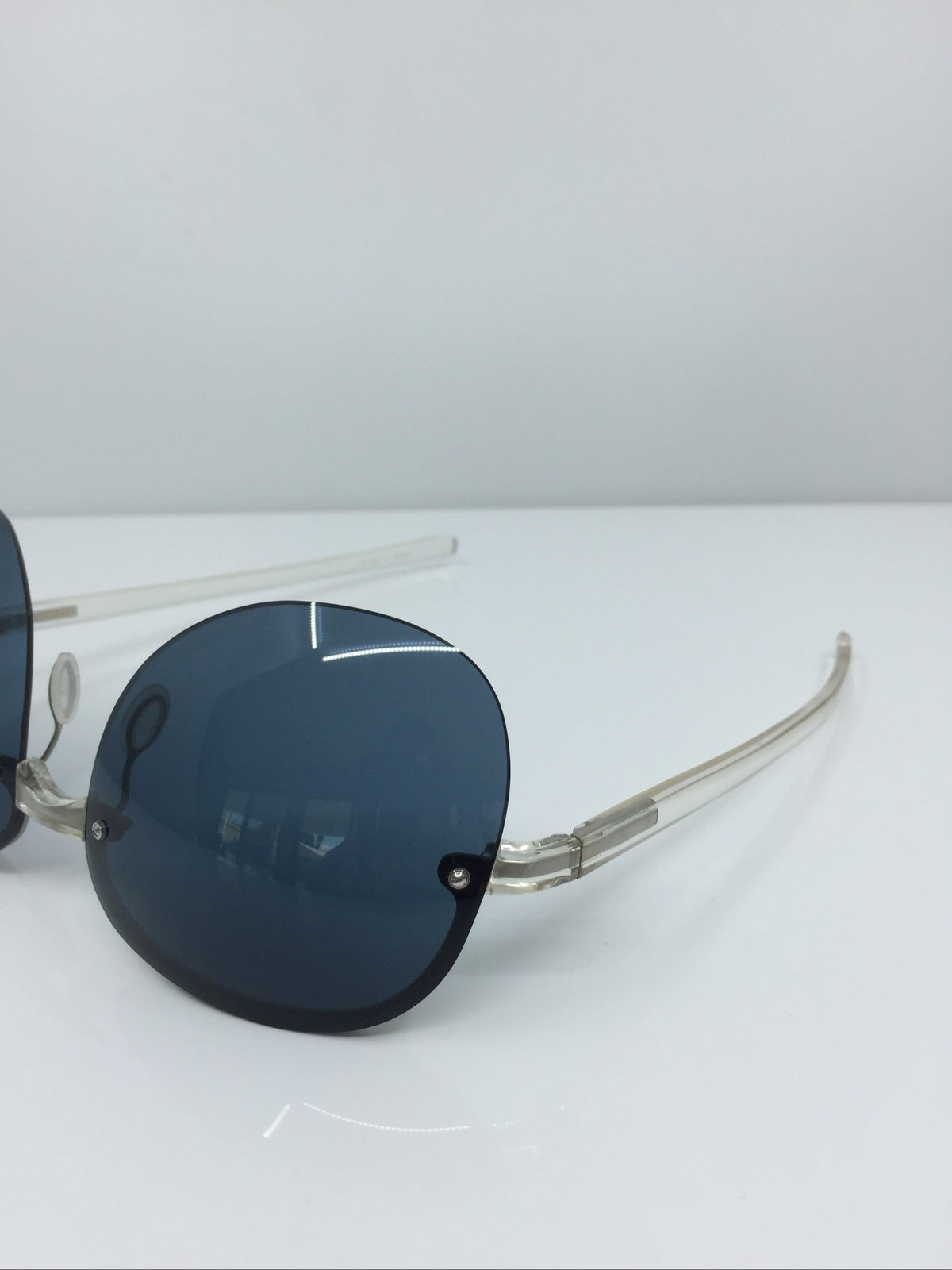 Vintage Prada SPR 12B Silver Sunglasses - Super Vision Optical