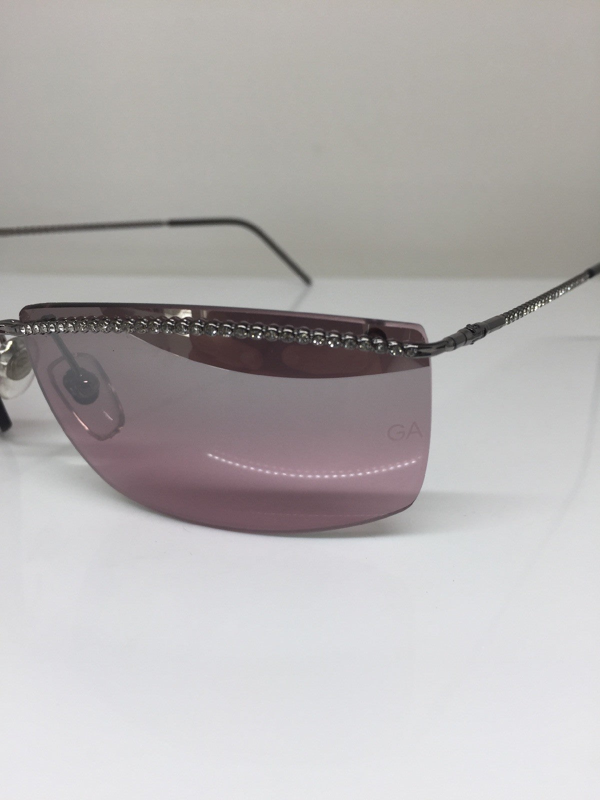 Vintage Giorgio Armani GA 1537-B Gunmetal Sunglasses - Super Vision Optical