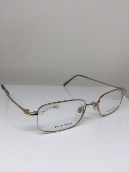 Vintage Calvin Klein CK 541 Gold Sunglasses - Super Vision Optical