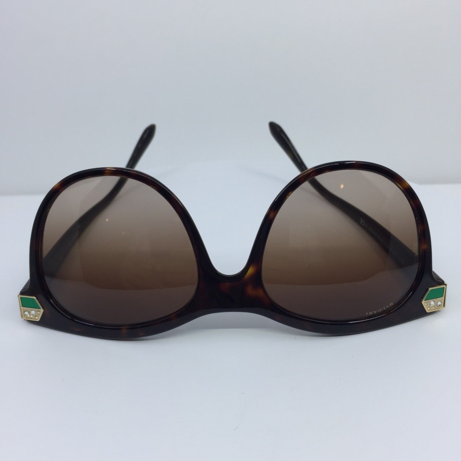 Vintage Bvlgari Bulgari 8185-B Tortoise Sunglasses - Super Vision Optical