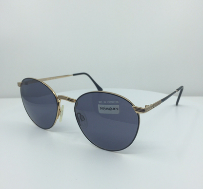 Vintage Saint Laurent YSL 6017 Black Sunglasses - Super Vision Optical