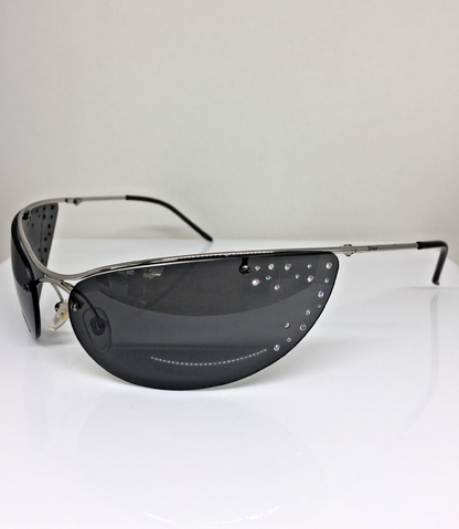 Vintage Dior CD Dior Extase Strass Silver Sunglasses - Super Vision Optical