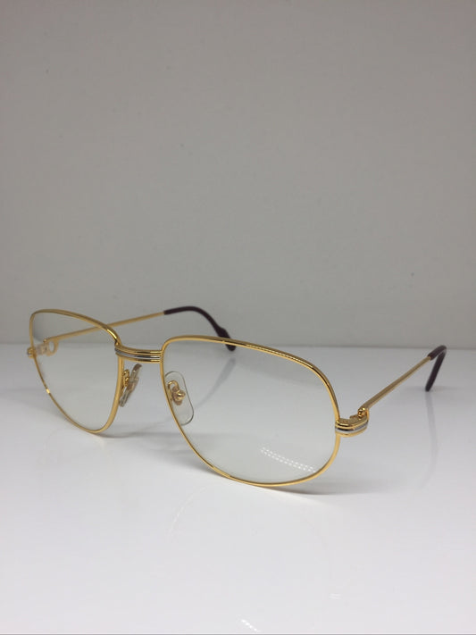 Vintage Cartier Romance Louis Cartier Gold Eyeglasses - Super Vision Optical