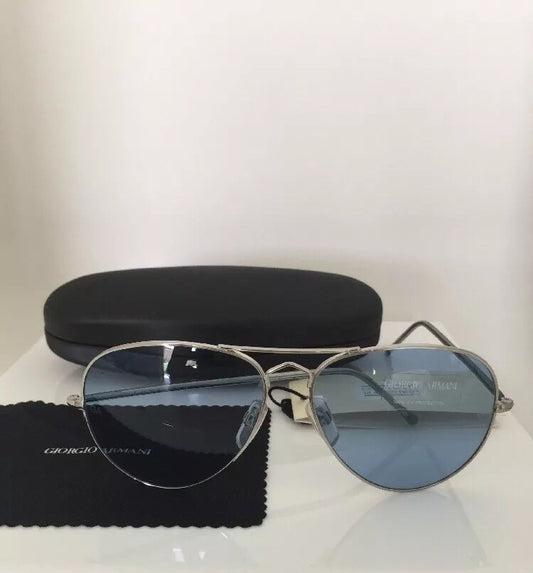 Vintage Giorgio Armani GA 615 Silver Sunglasses - Super Vision Optical