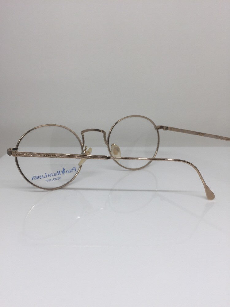 Vintage Ralph Lauren Polo Classic IX By Ralph Lauren Gold Sunglasses - Super Vision Optical