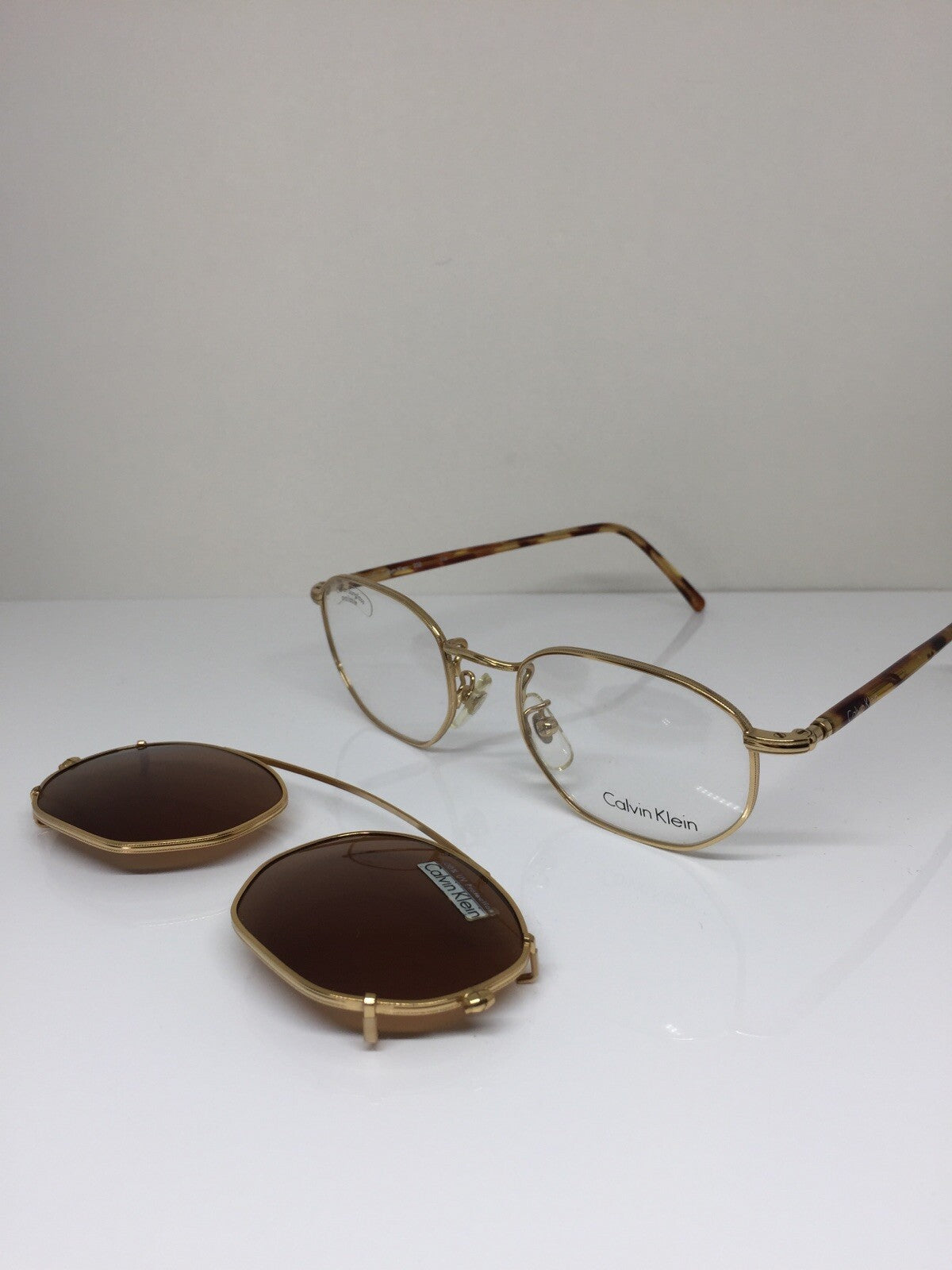Vintage Calvin Klein CK 232 Gold Sunglasses - Super Vision Optical