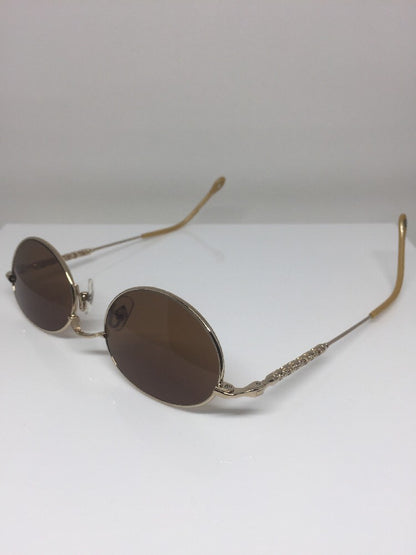 Vintage Jean Paul Gaultier JPG 55-0022 Gold Sunglasses - Super Vision Optical