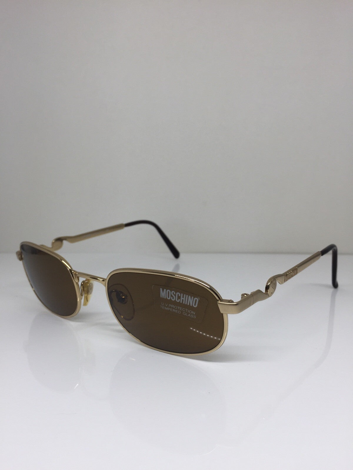 Vintage Moschino By Persol M. 3023-S Gold Sunglasses - Super Vision Optical