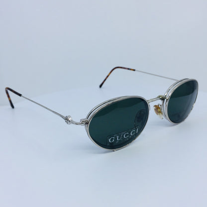 Vintage Gucci GG 2624 Silver Eyeglasses - Super Vision Optical
