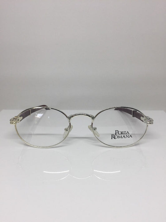 Vintage Porta Romana PORTA Romana 41 Silver Eyeglasses - Super Vision Optical