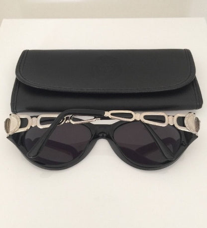 Vintage Versace VERSACE 490 Silver Sunglasses - Super Vision Optical