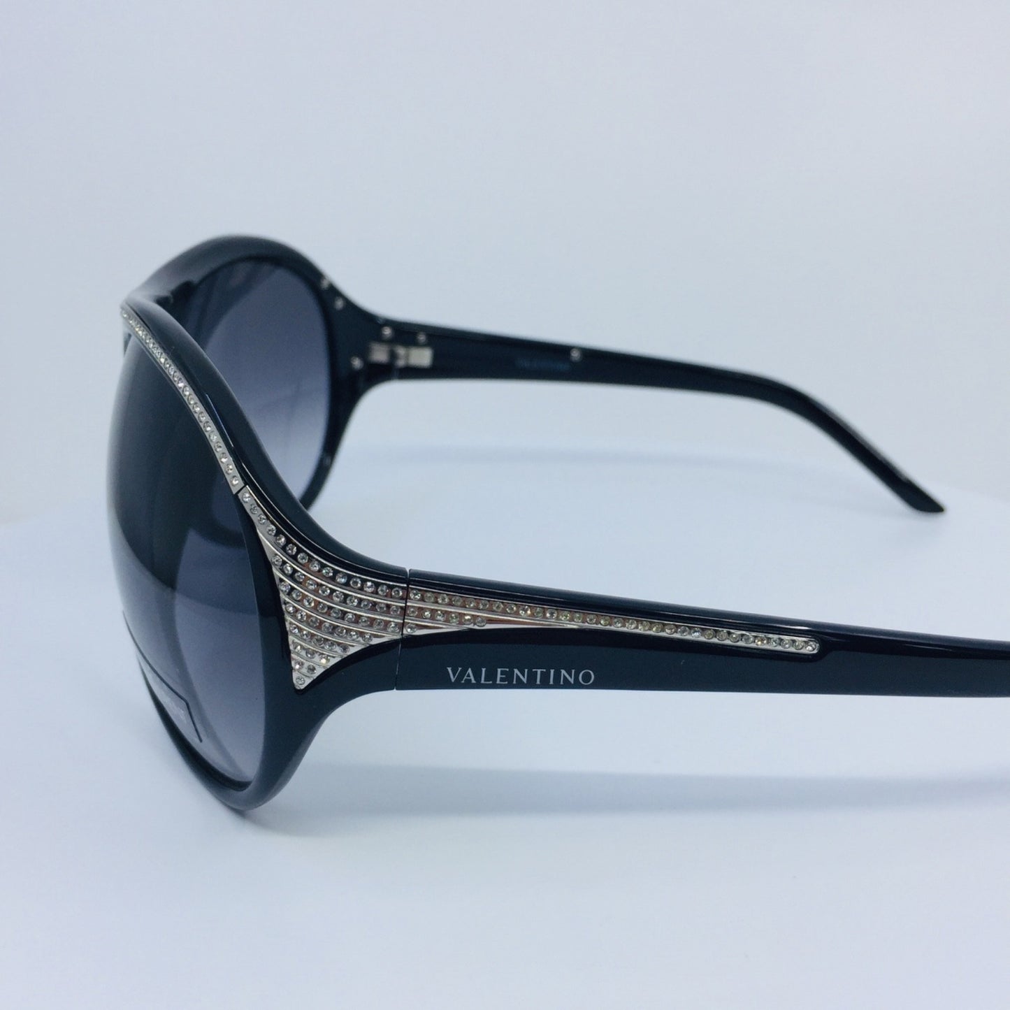 Vintage Valentino V 5445/S Black Sunglasses - Super Vision Optical