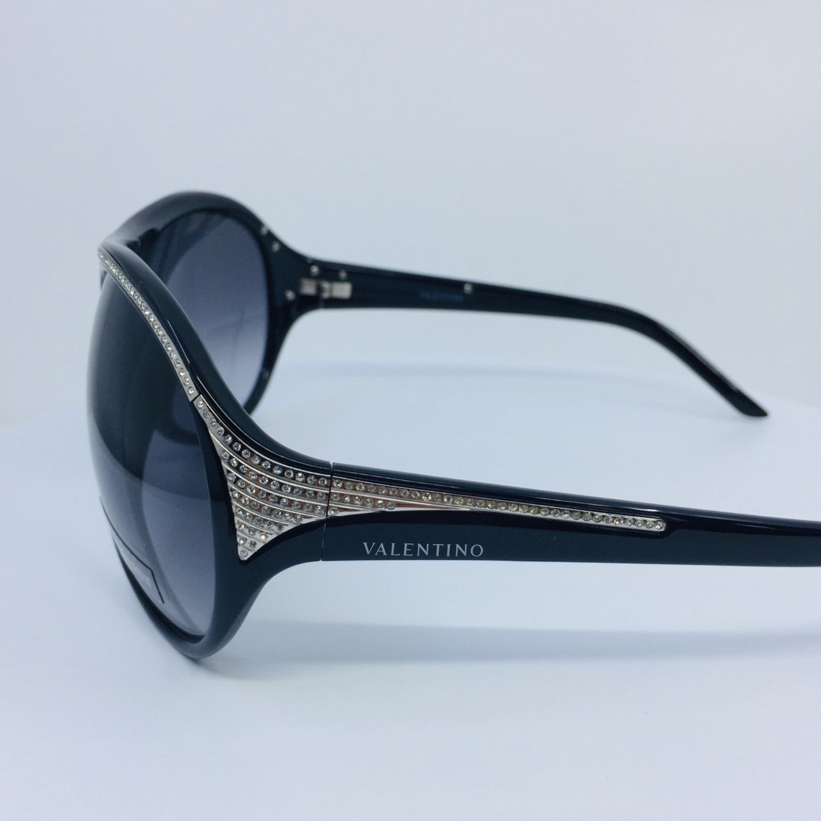 Vintage Valentino V 5445/S Black Sunglasses - Super Vision Optical