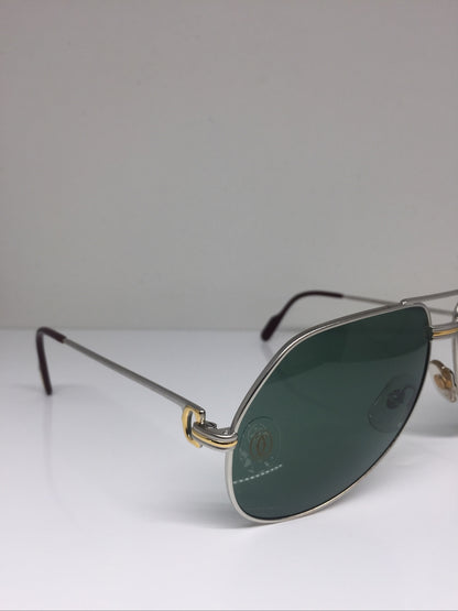 Vintage Cartier Aviator Gold Sunglasses - Super Vision Optical