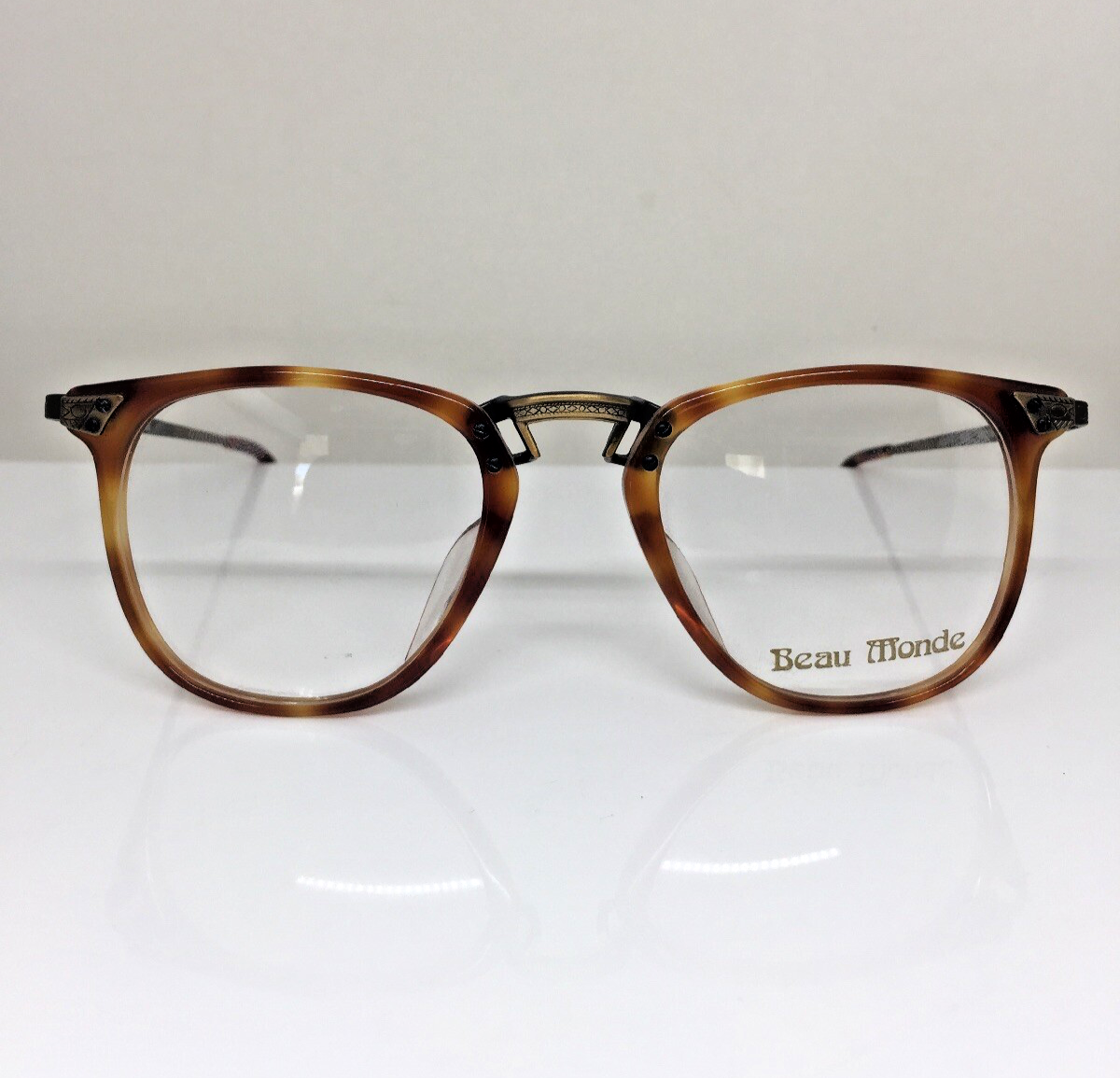 Vintage Beau Monde Collection Berry Tortoise Eyeglasses - Super Vision Optical